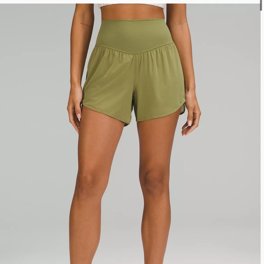 lululemon athletica Olive Green Athletic Shorts